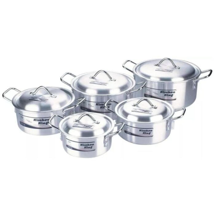 10PC COOKING PAN SAUCEPAN POT SET