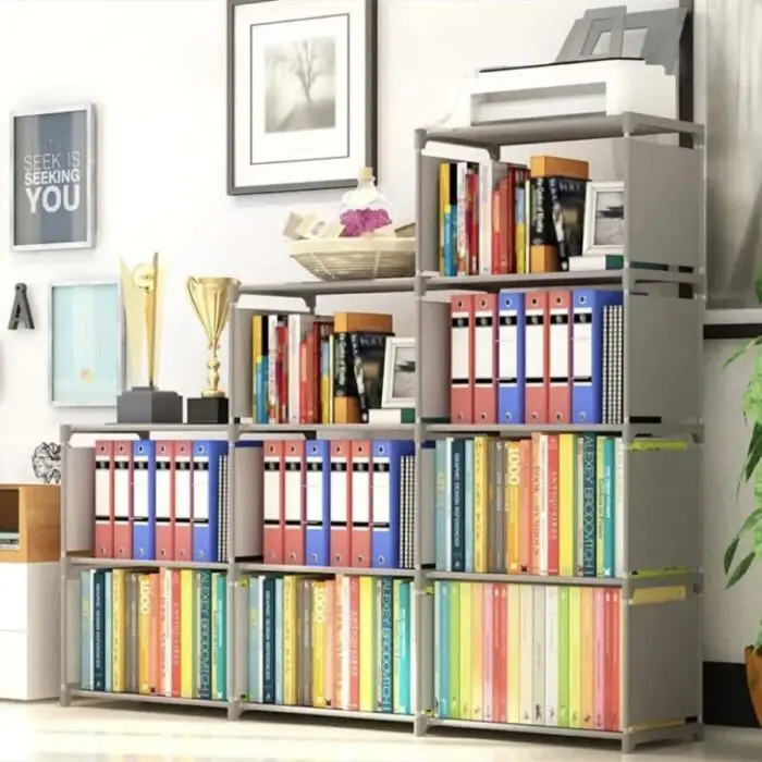 9 Cube Bookcase Shelf Display 2