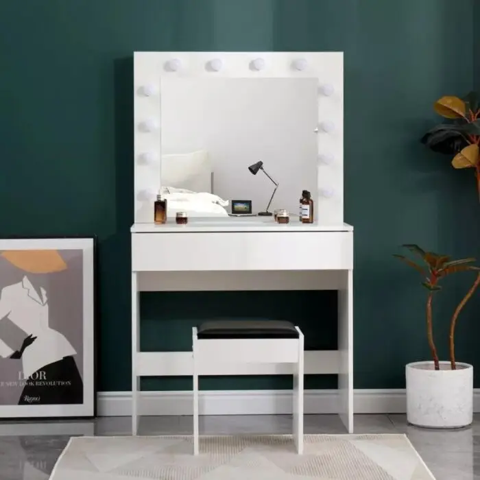 Dressing Table with LED Mirror 1