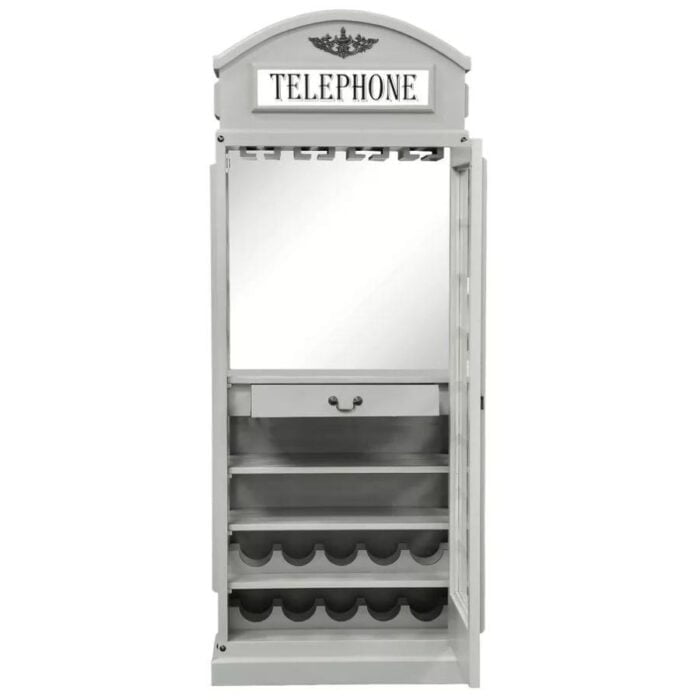 Drinks Cabinet Phone booth Style Drinks Bar 1