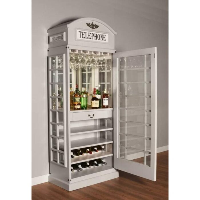 Drinks Cabinet Phone booth Style Drinks Bar