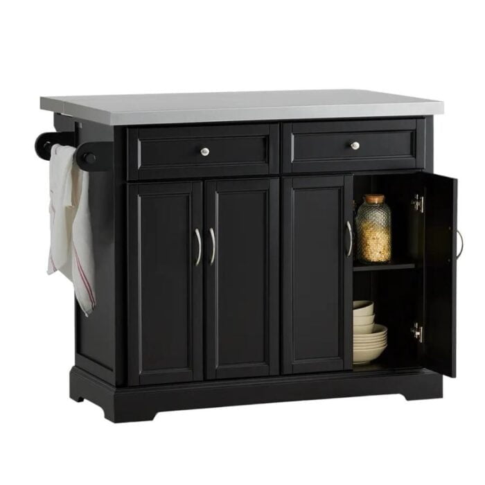 Extendable Kitchen Trolley Storage Cupboard