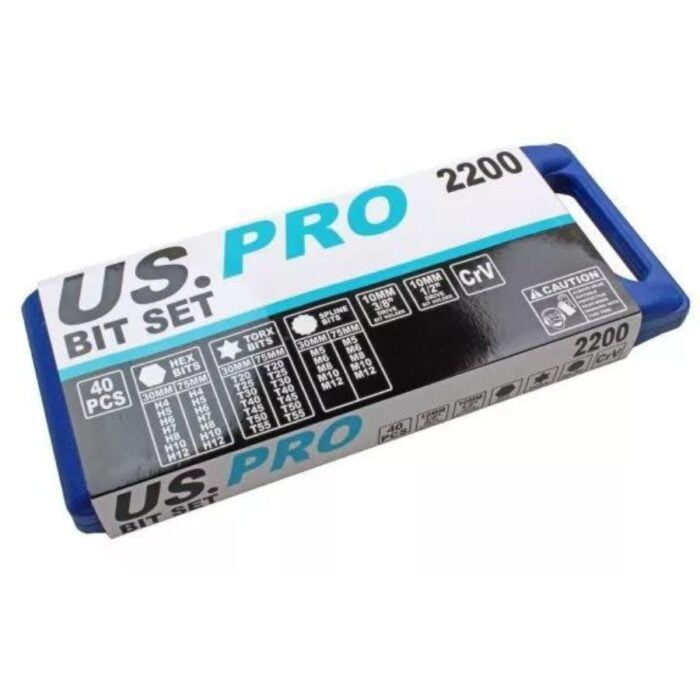 US PRO Tools 40pc Torx 4